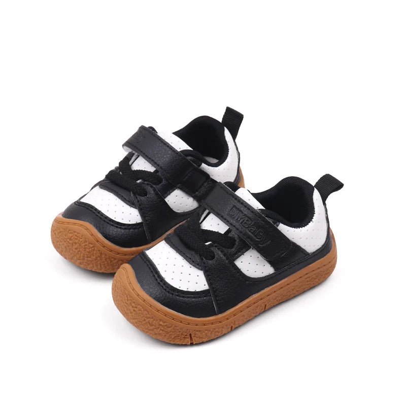 High Quality Baby  Toddler Shoes Rubber Sole Anti-slip Soft PU for  0-3 Years Boys and Girls Spring and Autum Style Ooydoor BM06