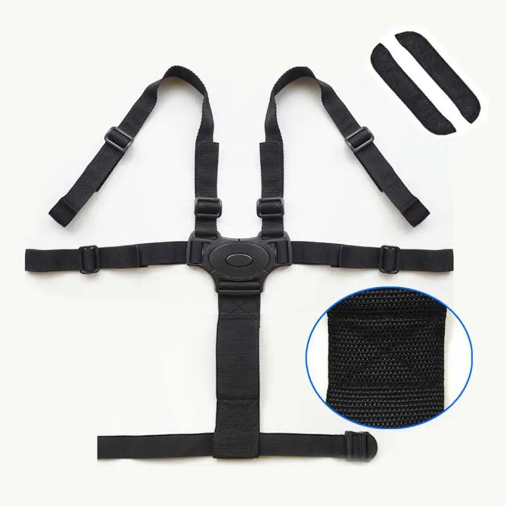 Durable Points Security Strap Universal Children Pushchair  5-Point Belts Safety Belt Stroller Chair Baby