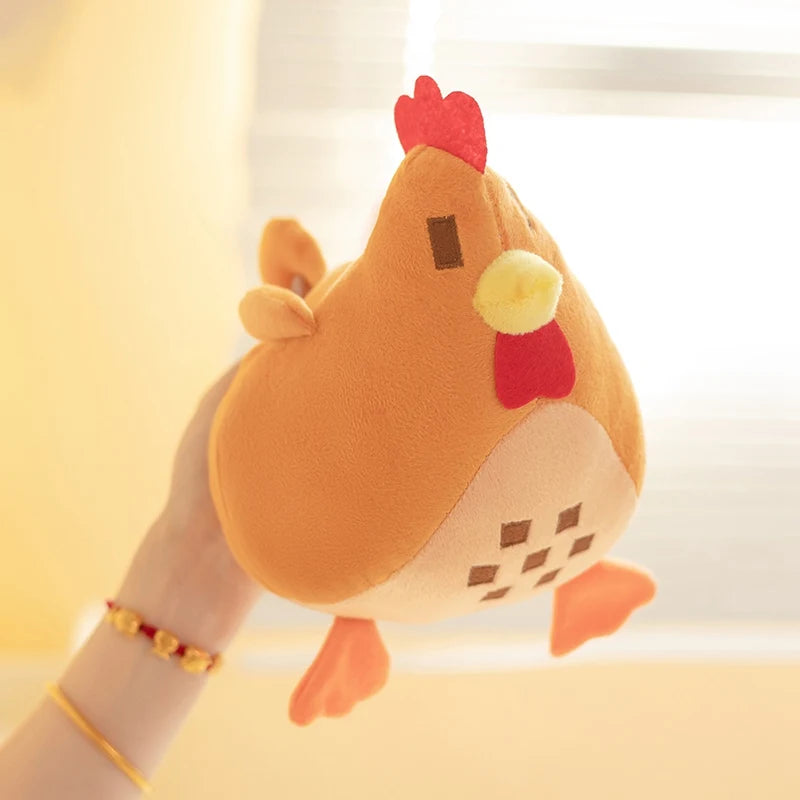 Stardew Valley Chicken Pillow Plush 20cm Soft Stuffed Animal Toy Cartoon Character Ideal for Children's Birthday Room Decor