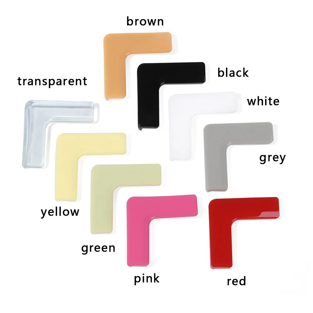 4pcs Silicone Safety Window Head Protection Corner Edge Corner Protection Sleeve Aluminum Steel Child Window Anti-collision