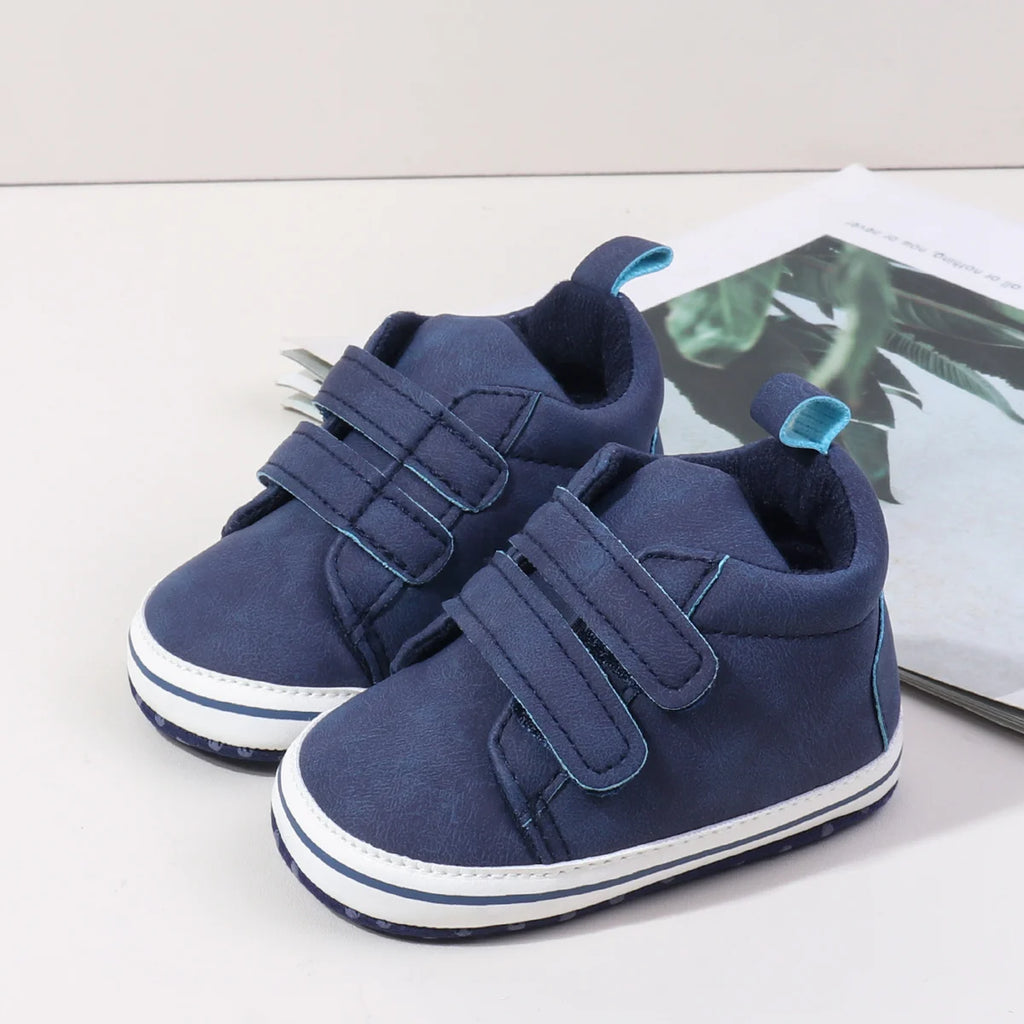 2025Hot Sale Autumn Baby Boys First Walking Indoor Outdoor Toddler Shoes With High Quality TPR Sole For 0-18M Fashionable Design