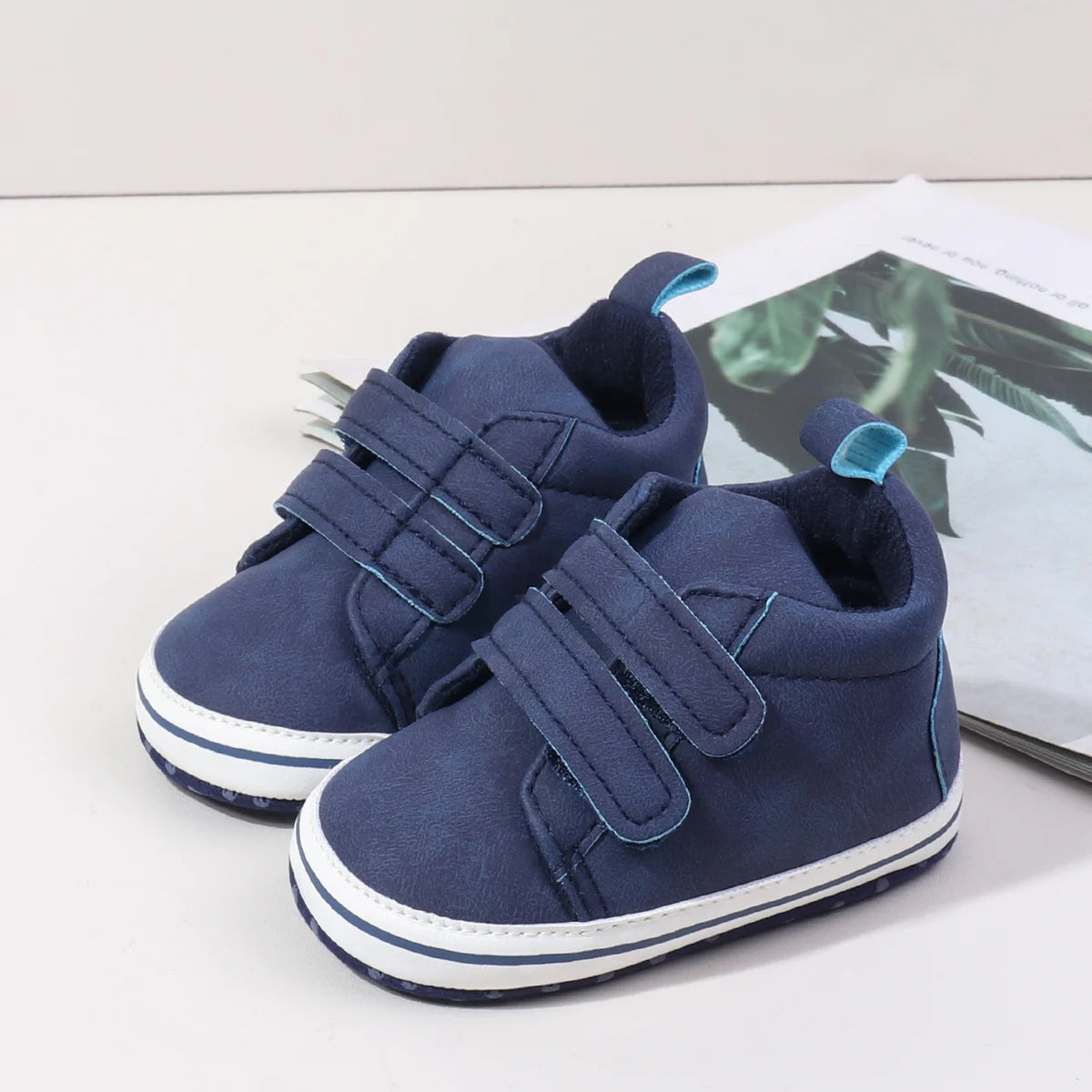 2025Hot Sale Autumn Baby Boys First Walking Indoor Outdoor Toddler Shoes With High Quality TPR Sole For 0-18M Fashionable Design