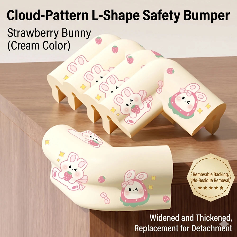 5PCS Baby Safety Protection Strip Cartoon Animal Foam Children Bumper Strips Kids Furniture Table Edge Guards Corner Protector