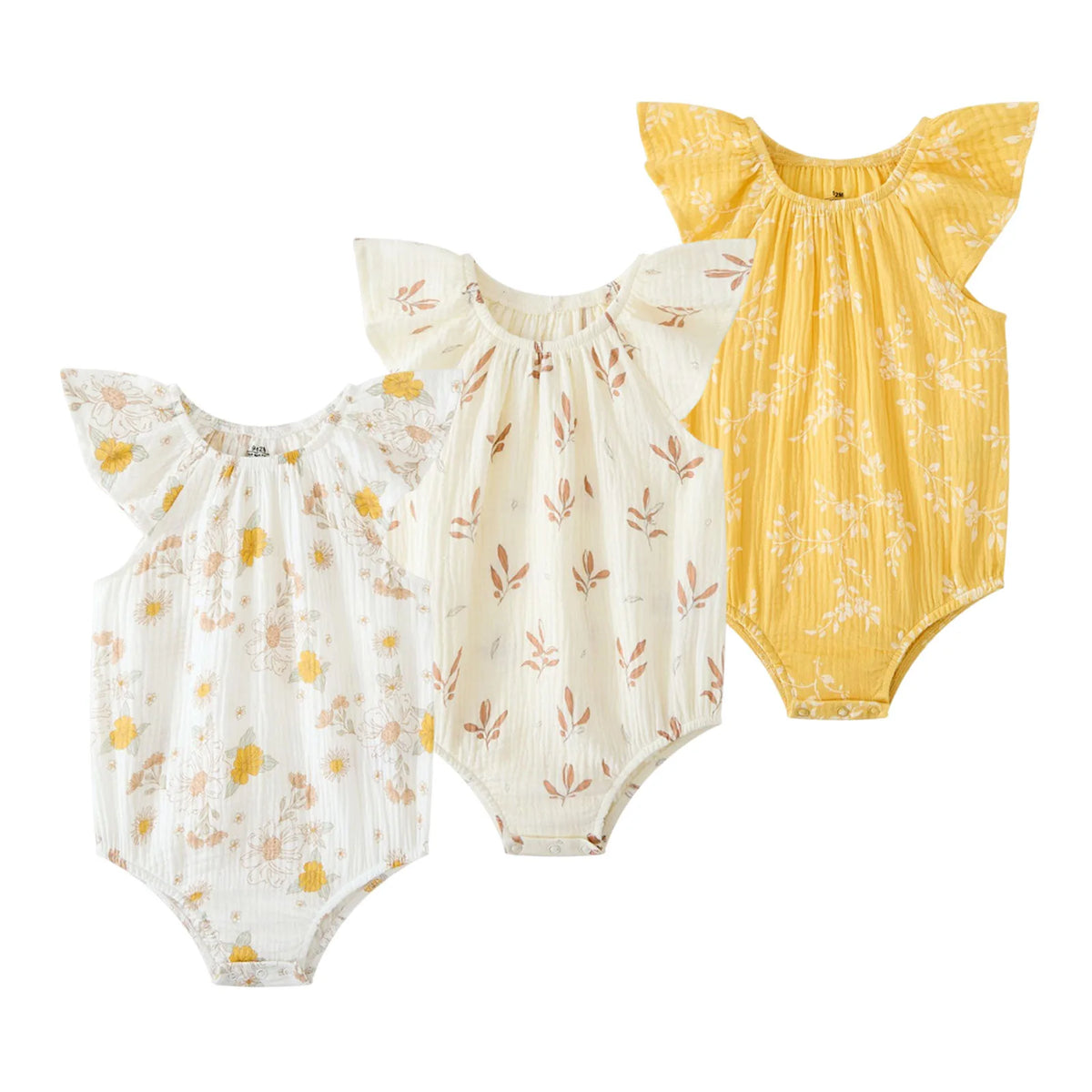2 Pack Baby Girls Sleeveless Bodysuits For Summer Wear Newborn Infant Onesies Daily Comfort