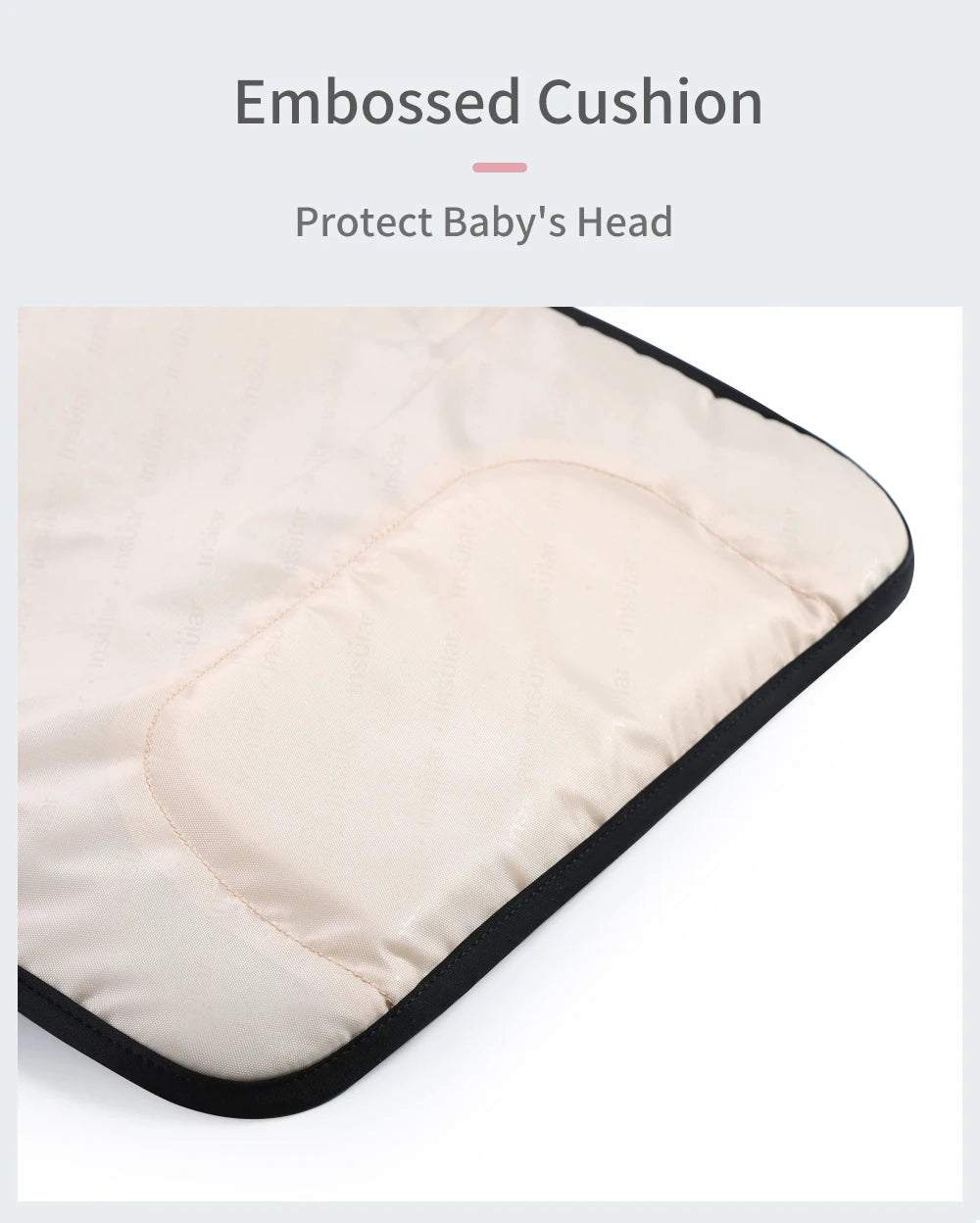 Portable Baby Changing Mat:Infant Multifunction Diaper Changing Pad for Newborns-2-in-1 Waterproof Changing Pad with Storage Bag