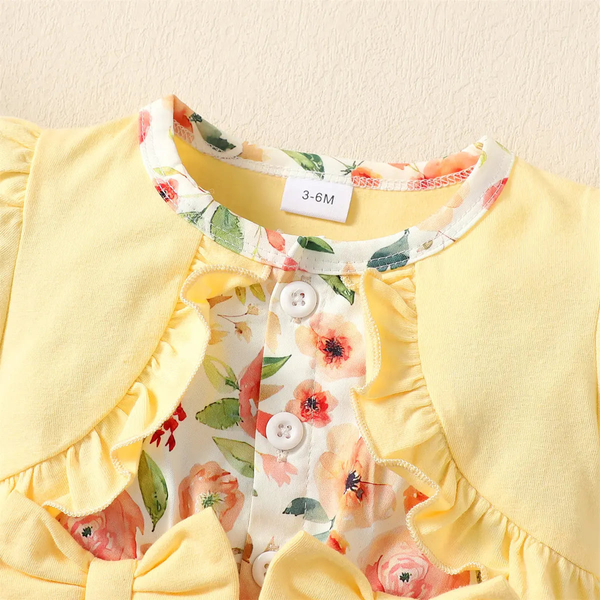 Baby girl Summer Dress Bubble Sleeves and Floral Fashion Dress+Headband 2Pcs/Set for Baby girl 0-24 Months Daily Dressing