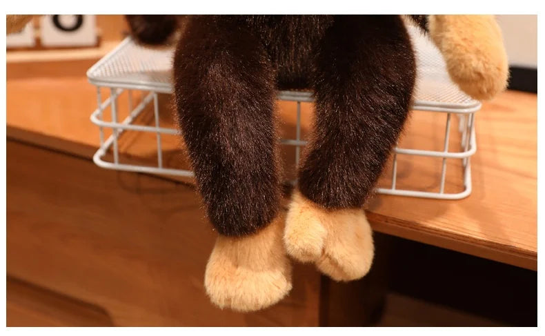 Hot Cartoon Gorilla Plush Toy Chimpanzees Monkey Soft Stuffed Doll Backpack Car Bag Room Decor Kid Gift