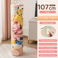 Transparent Doll Plush Storage Box Bucket Moistureproof Stuffed Animal Organizer Tube for Children's Toys Home Organization