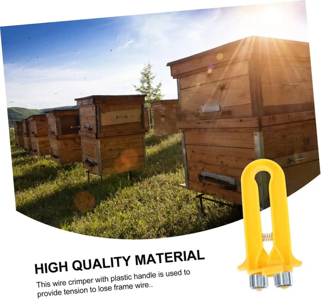 2pcs Beehive Frame Wire Tensioner Tool Bee Hive Cable Crimper for Beekeeping Portable and Lightweight Beekeeping Equipment