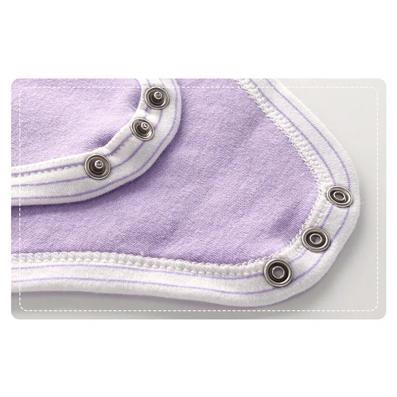 3-piece Butterfly Baby Girl Bodysuits 100%Cotton Newborn Onesies Spring Autumn Long Sleeves Infant Clothes