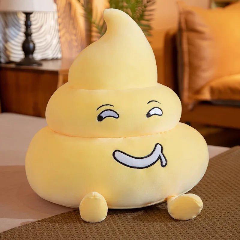 New 25cm/35/45CM Funny Poop Plushie Toys Simulation faeces Pillow Stuffed Soft Creative Sofa Cushion Interesting Birthday Gifts