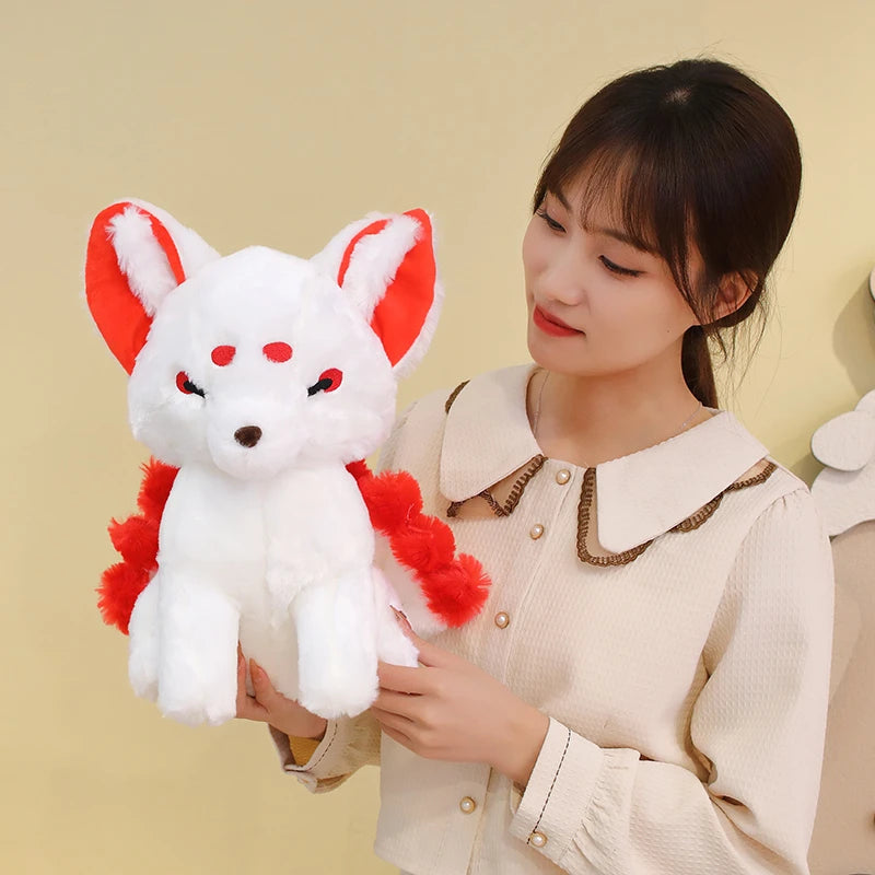 Cute And Creative Plush Toy Fox With Nine Tails, A Pillow Inspired By The Classic Of Mountains And Seas Mythology, A Nine-tailed
