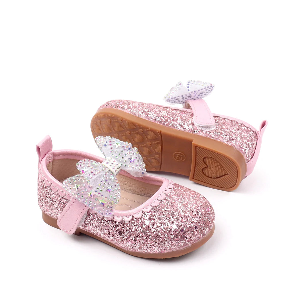2025 New Summer Autumn Baby Girls First Walking Toddler Shoes Fashion Sequins Baby Girl Sandals For 0-3Y Kids Princess Shoes