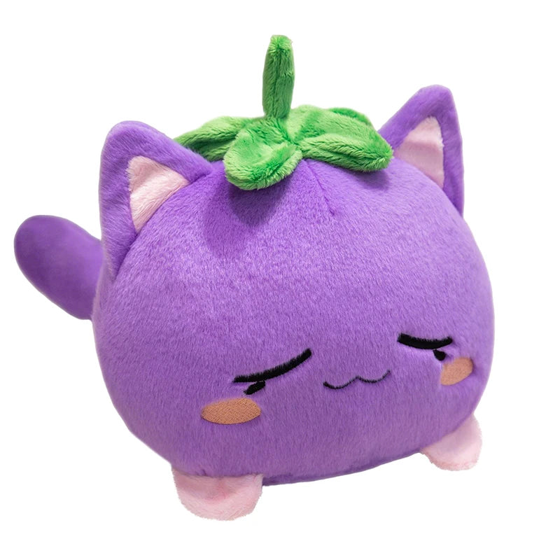 Cute Plush Strawberry Cat Plush Toy Model 001 For Kids Room Decor And Birthday Gift