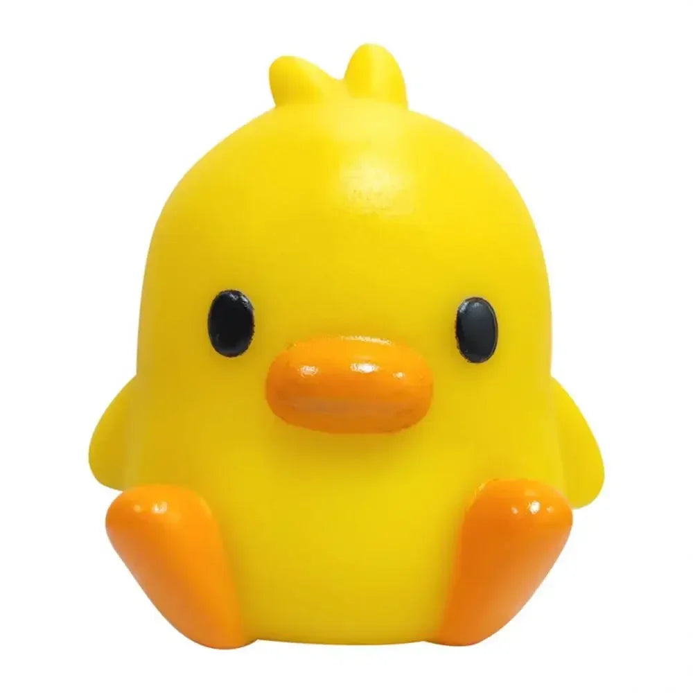 Cartoon Little Yellow Duck Night Light Built-in Battery Night Light No Harm Eyes Children Sleeping Lamp Bedroom Decor Light