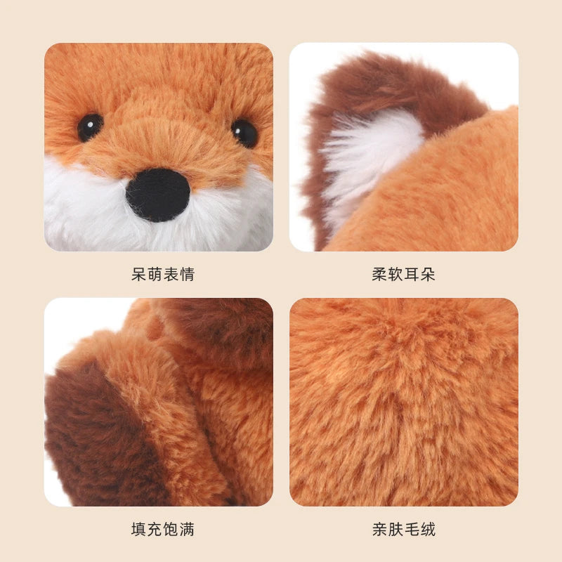 Soft Lovely Fox Plush Toy Stuffed Animal Pillow for Kids Baby Girls Boys Sleep Accompany Anime Gift for Back to School Birthday