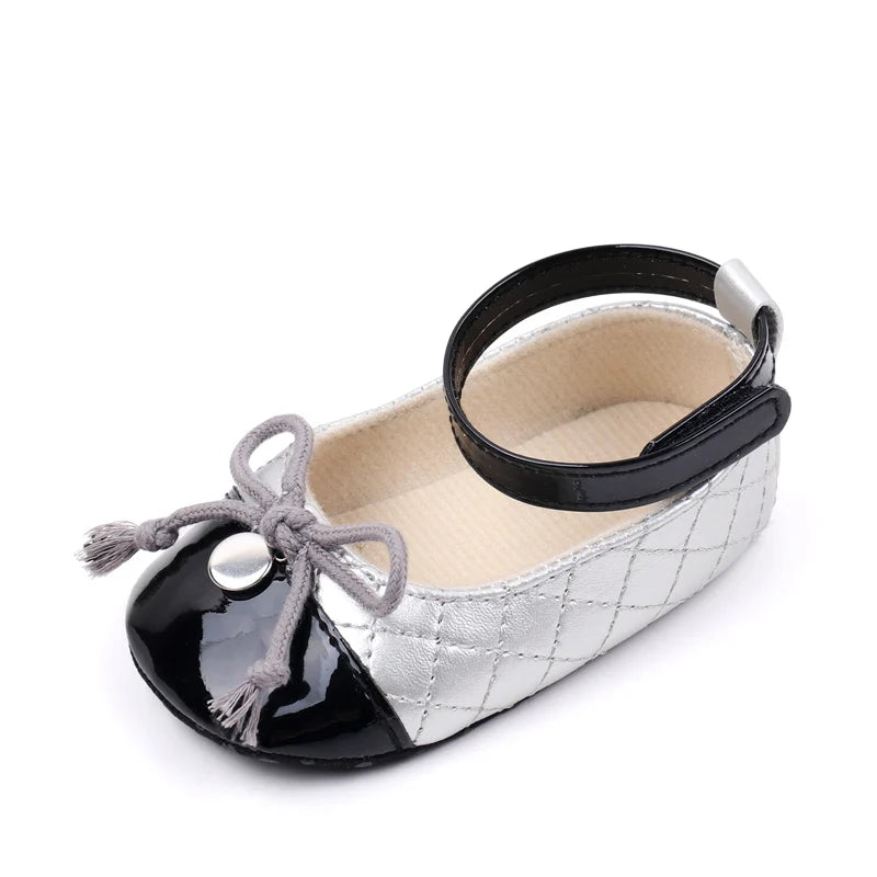 2025 New Fashion Spring and Summer Baby Girl Style Cute Bowknot Sandal Soft Cotton For 0-18 months High Quality PU Baby Shoes