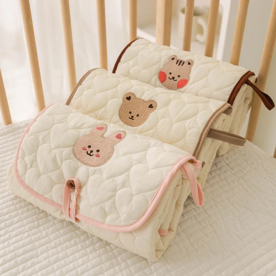 Portable Changing Pad for Baby Diaper Bag and Travel Changing Station Foldable Baby Diaper Changing Pad Waterproof Newborn Diape