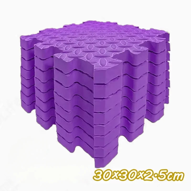 Baby Play Mat 2.5cm Thick 30x30cm Protective Pad For Crawling Activity Gym Soundproof Cushion