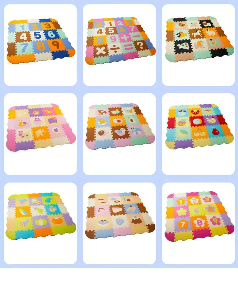 EVA Foam Baby Play Mat Soft Baby Playground Rugs Baby Toys Kids Puzzle Educational Toys Children's Room Floor Protector Carpets
