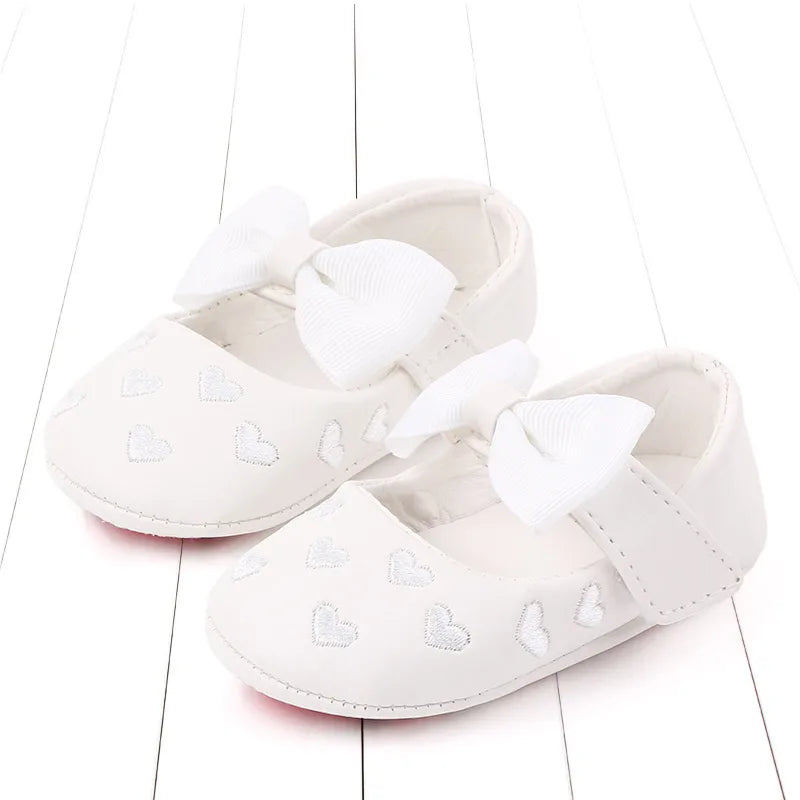2025 Spring and Summer Baby Girl Shoes Mary Jane Cute Bowknot Sandal Soft PU and TPR Sole Anti-slip for 0-12M Baby