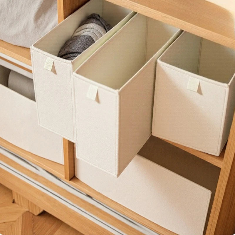 1pcs Pants Storage Box Clothes Organizers of Cabinets Drawers Fabric Foldable Boxes for Bedroom Wardrobe Layering Organization