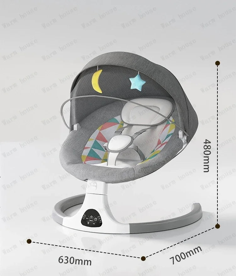 Smart Electric Baby Swing and Automatic Rocking Bassinet