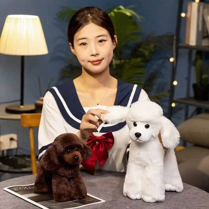 New 20/32cm Long Leg Poodle Doll Stuffed Plush Toy Handmade Doll Cartoon Anime Cute Pillow Children's Birthday Gift Fun Doll