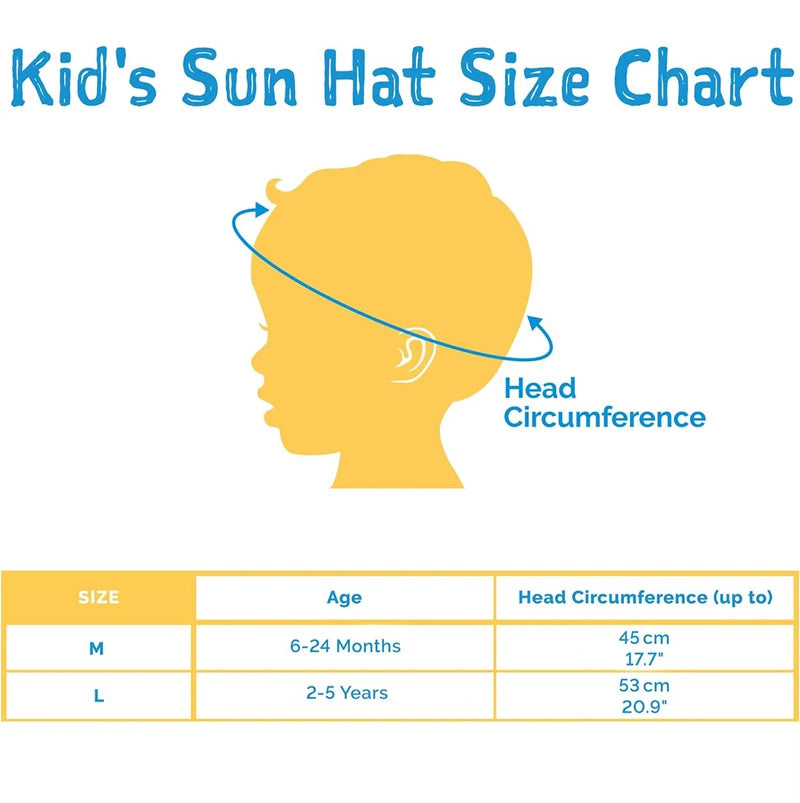 Kids Bucket Hat Summer Quick-dry Baby Sun Hat Big Brim Neck Protector Children Panama Cap for Girls Boys Beach Travel 6M-5Y