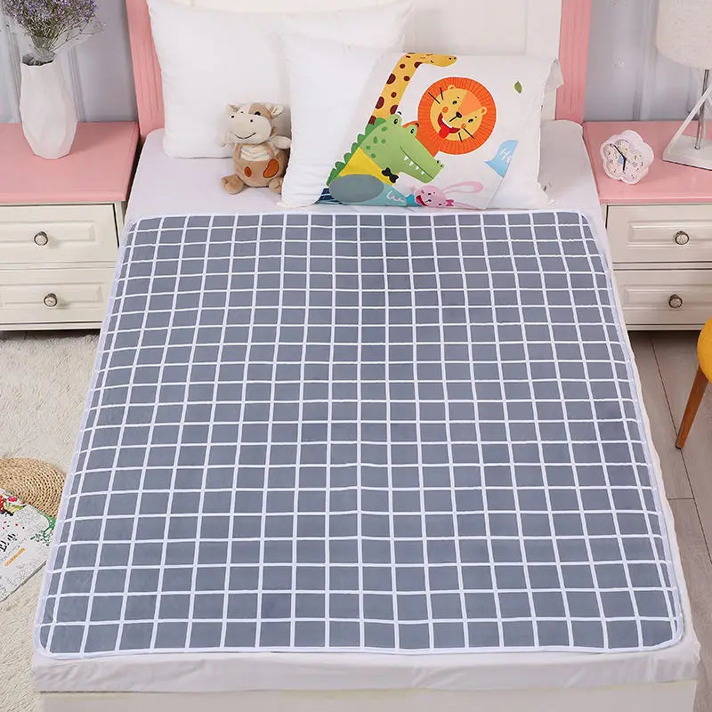 Portable Diaper Changing Pad 70x90cm Waterproof Foldable Baby Mat Bed Protector Washable