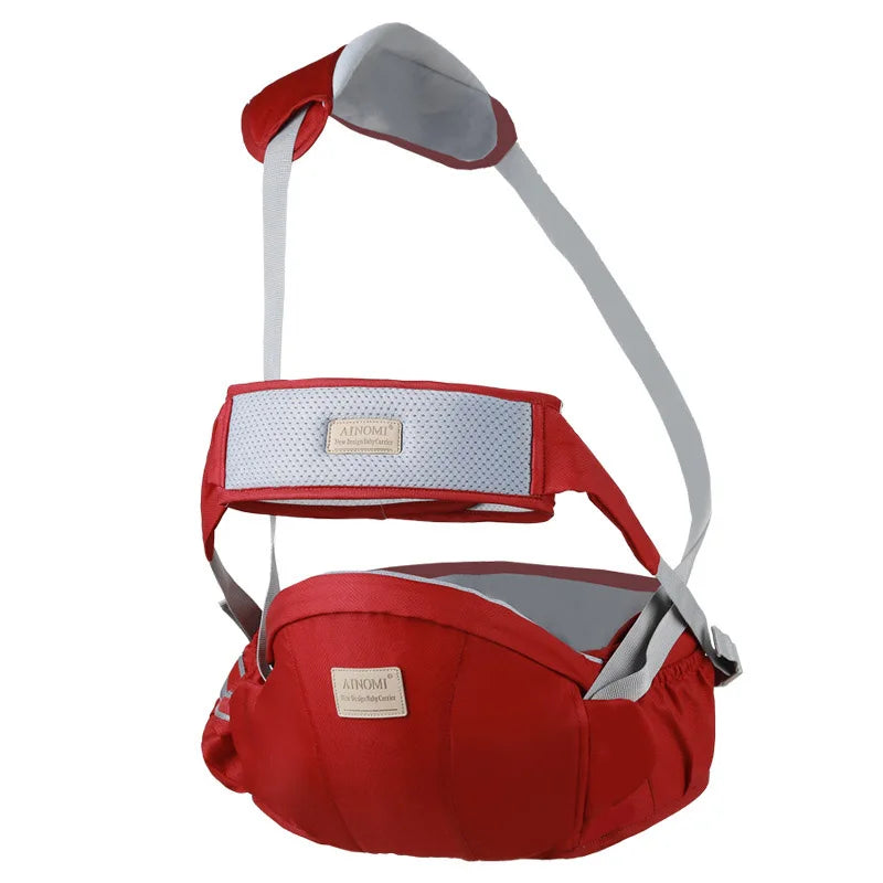Non Slip Infant Hip Seat Baby Waist Stool With Adjustable Sling Support And Ventilated Strap