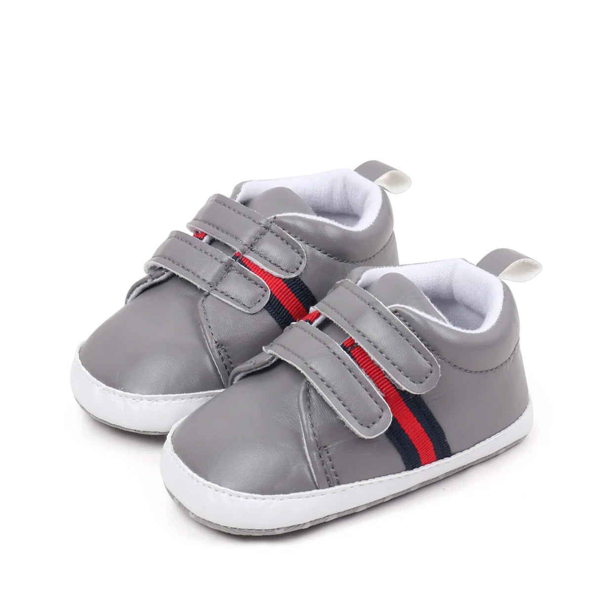 2025 Spring and Autumn Baby Boys Girls First Walking Indoor Outdoor Toddler Shoes Casual Sports Design PU Leather For 0-18M