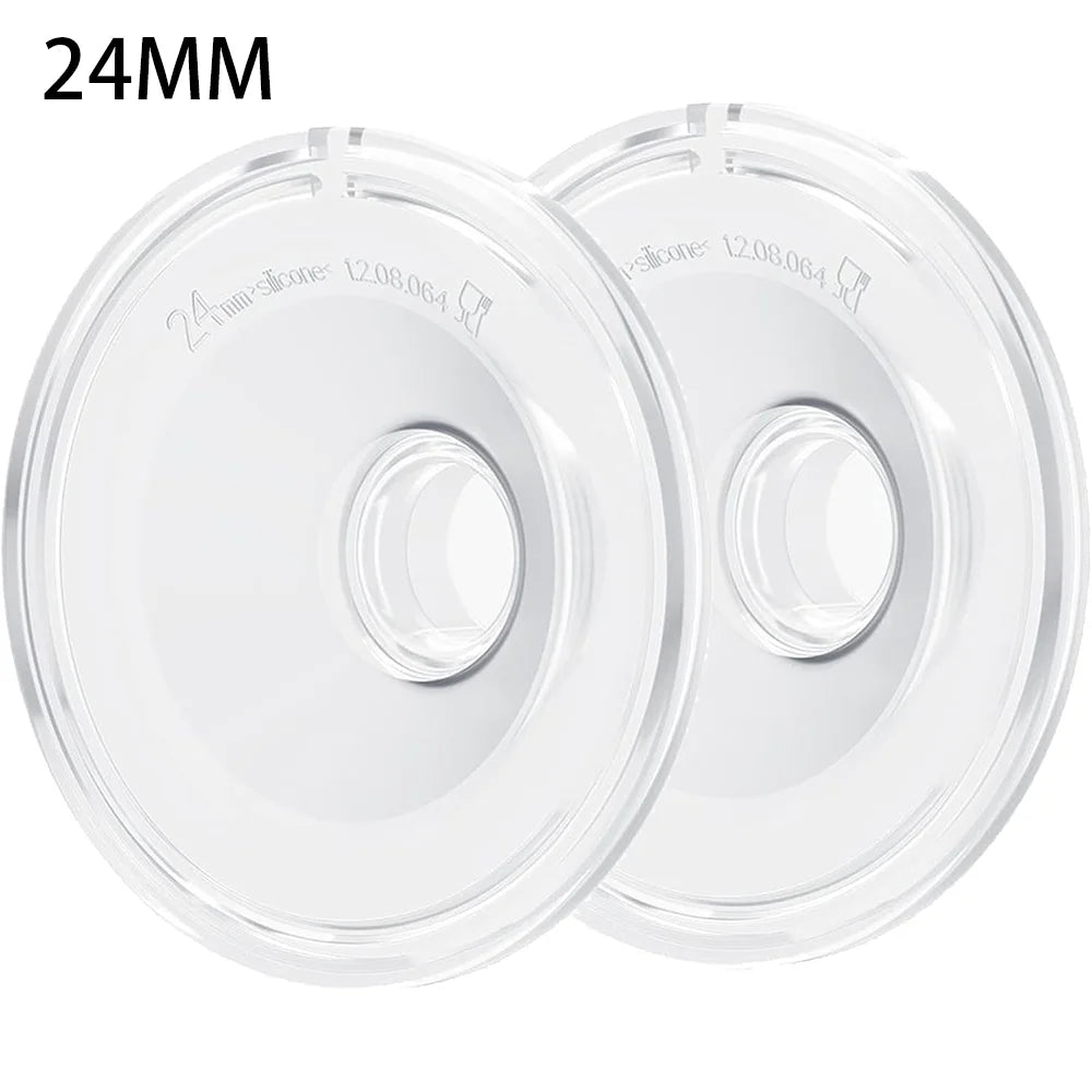 BornBL Breast Flange (2-Pack), Replacement Accessories for Wearable Breast Pump S9/S10/S12 Pro, Food-grade Silicone Shield Funel
