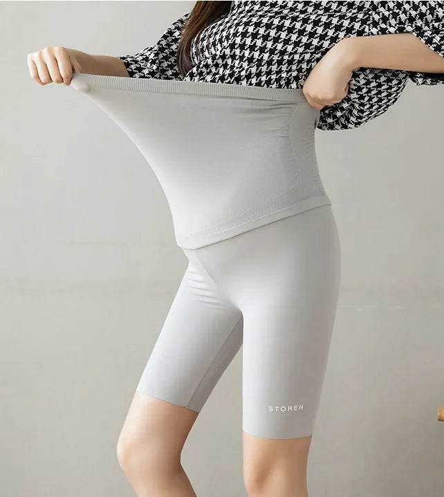 Brand Unknown Maternity Yoga Leggings Pregnant Women High Waist Black Sharkskin Fabric Model PGL100