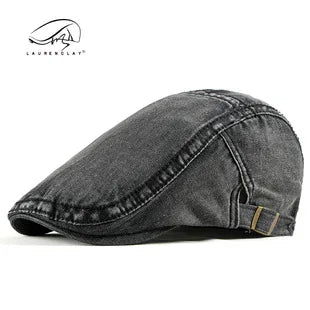 New Duckbill Hat for Men Spring Summer British Retro Fashion Plaid Casual Painter Hat Women's Beret