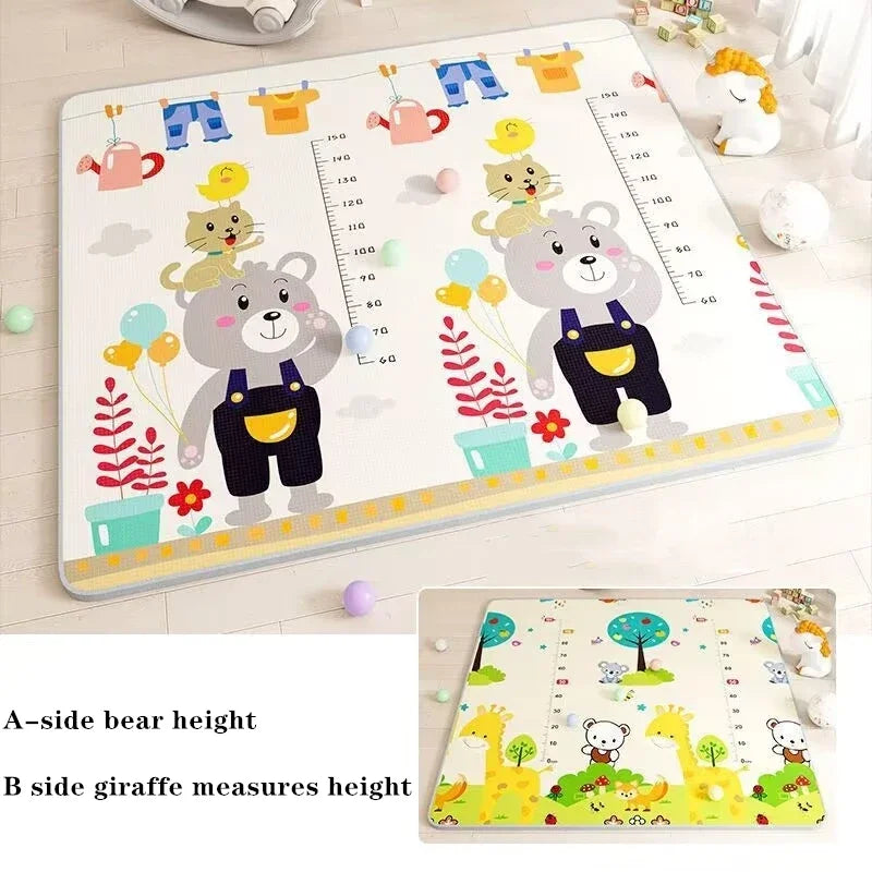 Double Sided Pattern Baby Activities Crawling Play Mats Non-toxic EPE Baby Activity Gym Room Mat Game Mat for Children's Mat Rug