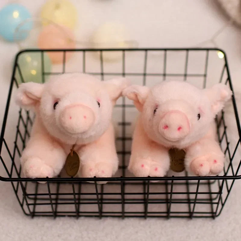 Lifelike Pig Plush Toy Soft Stuffed Animal Simulation Piggy Doll Cute Birthday Gift for Girls And Boys