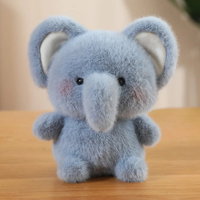 Kawaii Soft Plush Doll Pillow Animal Series - Elephant Pig Dog Sheep Penguin Raccoon Cat - Cute Toy Gift for Boys & Girls