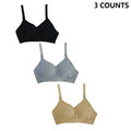 3 Pcs Women'S Nursing Underwear With Adjustable Shoulder Straps And Seamless Comfort Front Opening Buckle For Pregnant Women