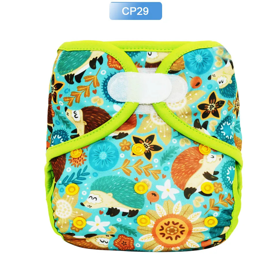 EezKoala Eco-friendly Cloth Diaper Cover Baby Washable Diaper Waterproof Baby Nappy Reusable Adjustable Pocket Diaper Hook&Loop