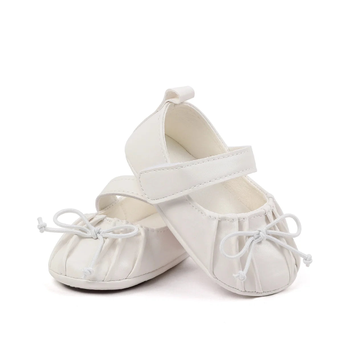 Spring Autumn Baby First Walking Toddler Shoes For 0-18 Months Three Colors High Quality PU Leather And TPR Sole Sweet Design