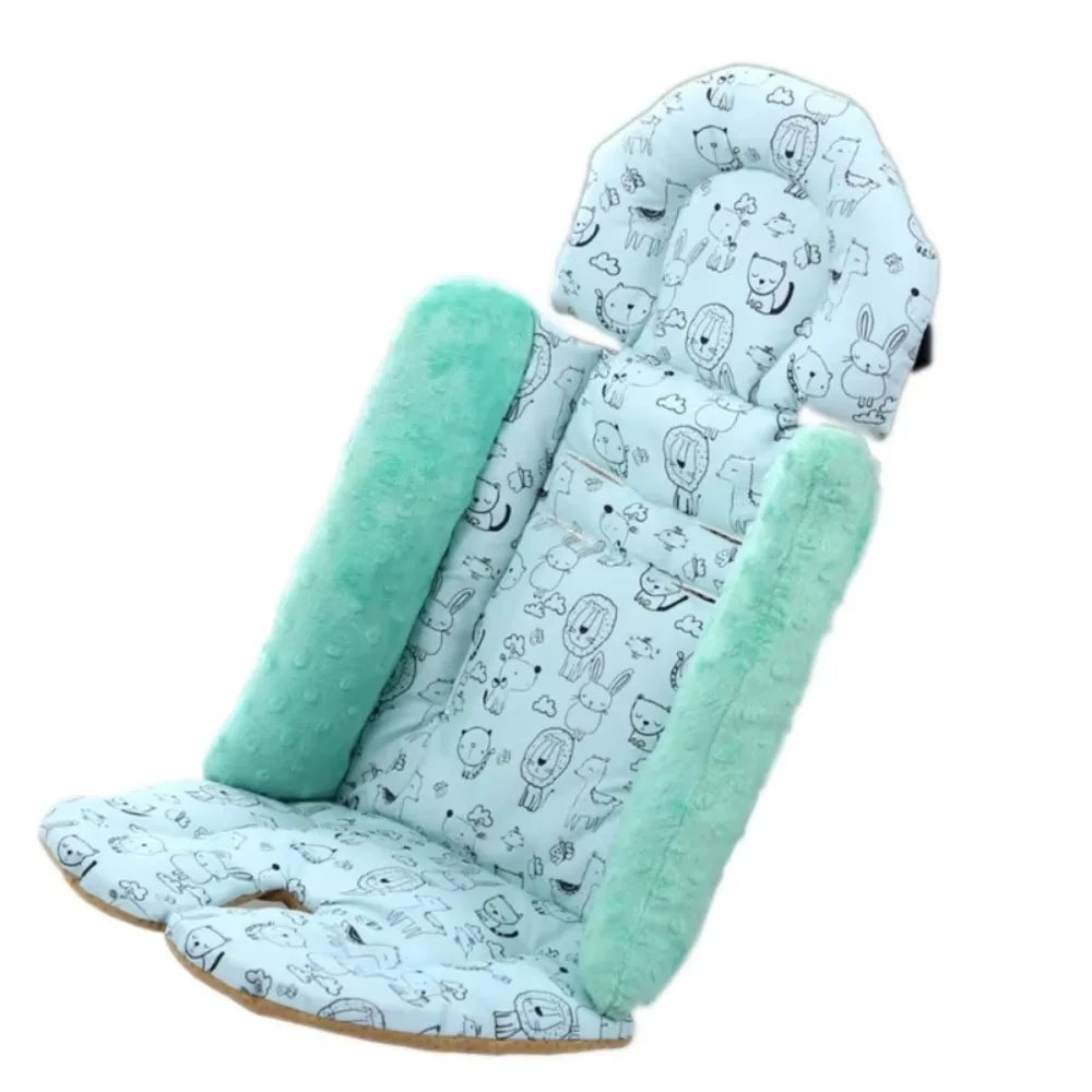 Cartoon Pattern Baby Stroller Cushion Baby Seat Cushion Stroller Accessories Pushchair Car Mat Car Seat Pram Cushion