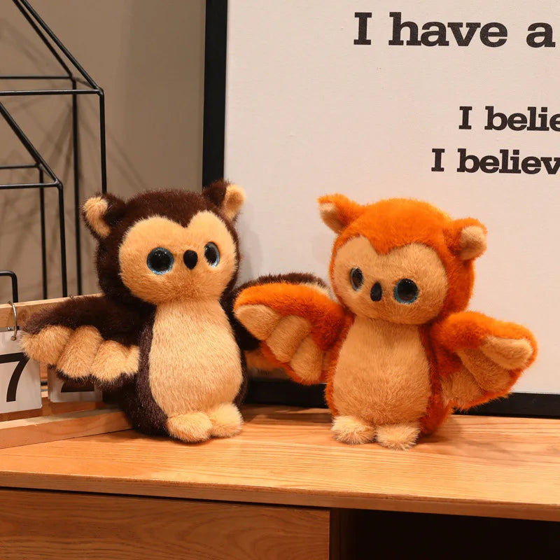 1pc Lifelike Owl Plush Toy Simulation Macaw Doll Cartoon Stuffed Bird Animal Plush Doll Birthday Gift For Kids Home Decoration