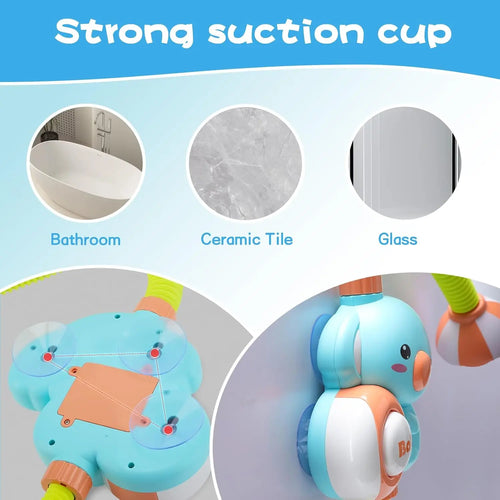 1Set Model 360 Elephant Electric Shower Head Baby Bath Sprayer 360 Jet Water Toy
