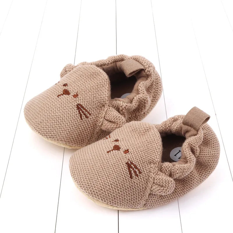 2025 Hot Selling Baby Boys And Girls First Walking Indoor Outdoor Toddler Shoes With Cute Design And High Quality Cotton Sole
