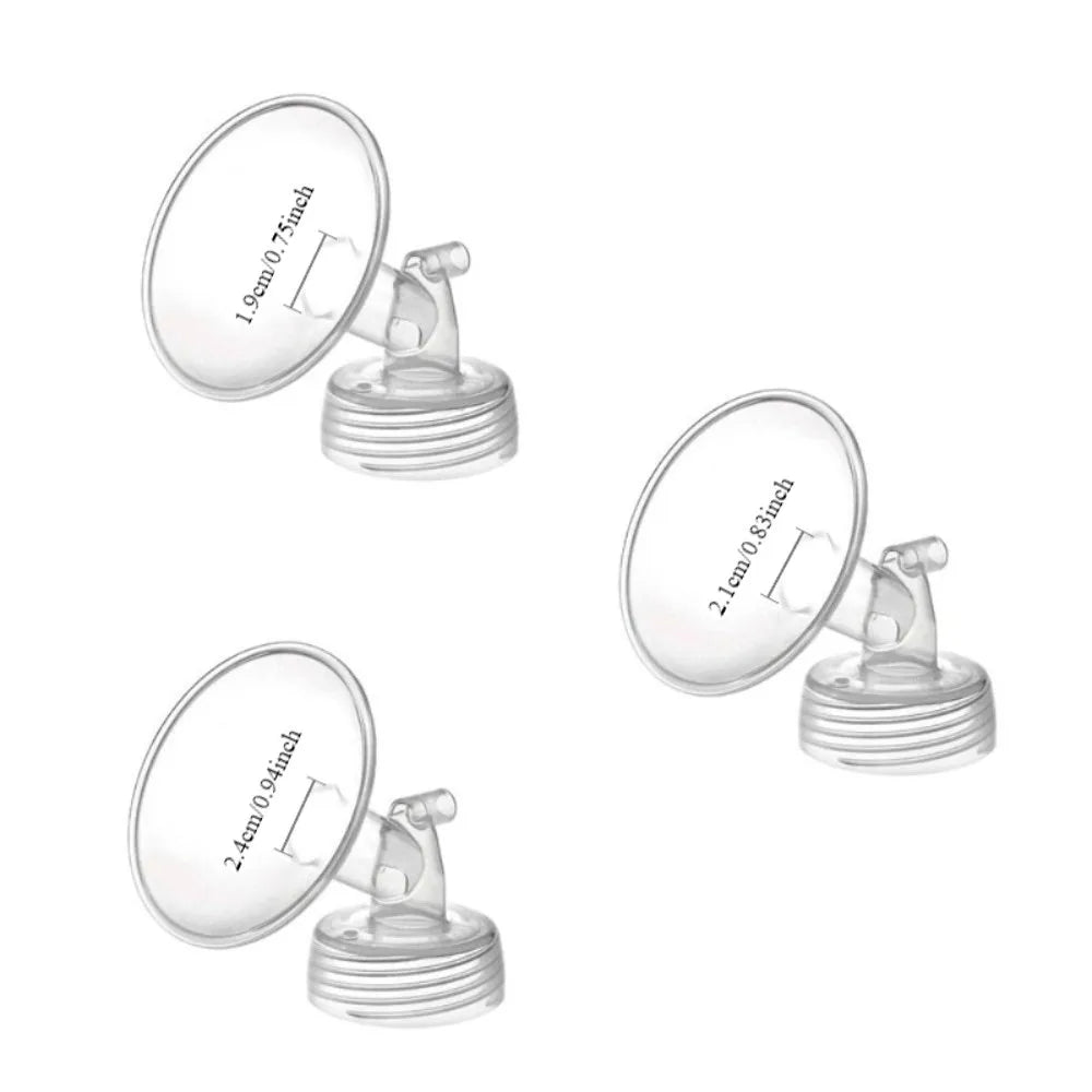 Wide Mouth Breast Pump Accessories Three Way Connector Baby Breastfeeding Accessories Professional Replacement Breastpump Parts