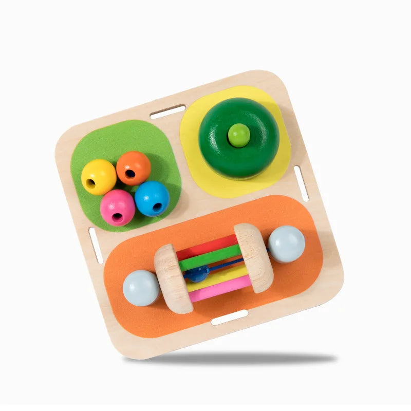Montessori Busy Board Accessories Wooden Toy for Educational Development and Hands on Learning
