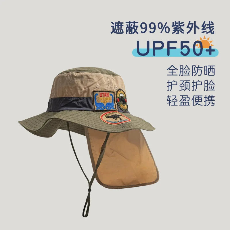 SunGuard Kids Quick Dry Sun Protection Hat Model SgHat01 For Summer Beach Boys And Girls