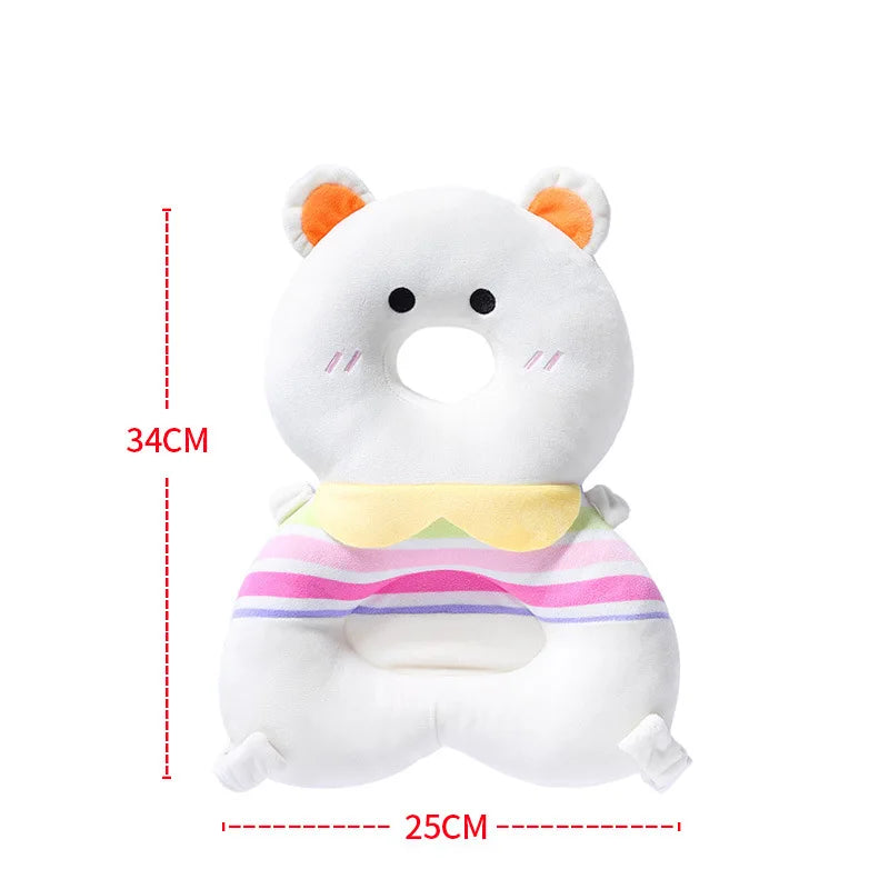 Baby Anti Fall Head Protector Pillow For Newborns Protects Head And Shoulders Cartoon Infant Safety Headrest