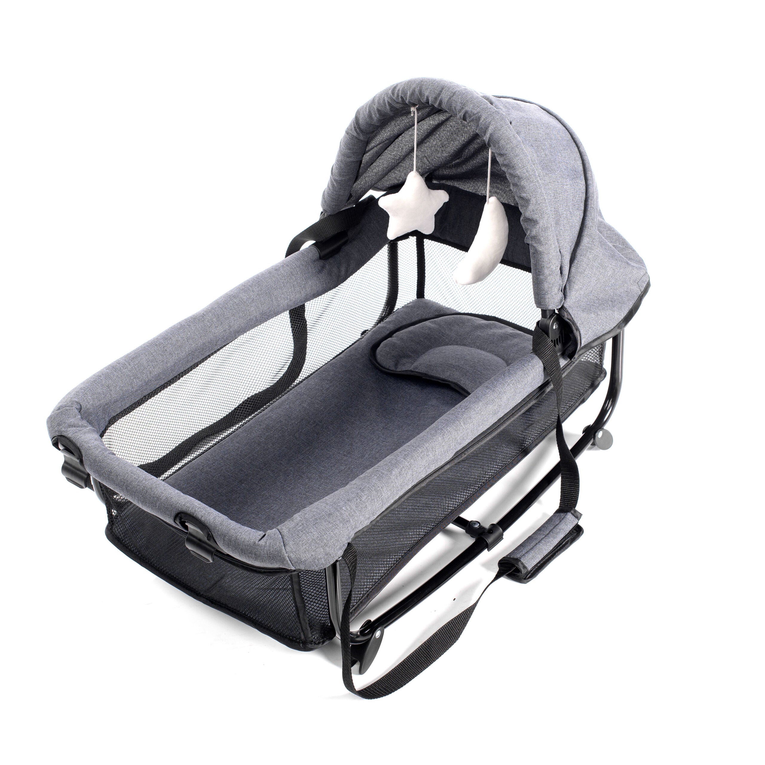 COMBO - Emerald Baby 3 in 1 Stroller Set + Emerald Baby Hannah Co Sleeper Camp Cot